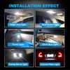 22 Pieces Interior LED Lights Kit + Back Up Reverse