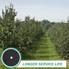 10pcs Mulch Ring Tree Protector Mat Nonwoven Tree Protection Mats