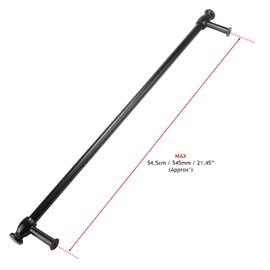 Spares2go 'Cut to Size' Steel Towel Rail/Door Handle for CDA Oven Cookers (Black)