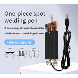 TICFOX Handheld Spot Welding Pen, DIY Spot Welding Pen, Black Spot Welding Pen, Hand Welding Machine, Automatic Welder, Industrial Trigger Accessories, Tool for Industrial Spot Welding