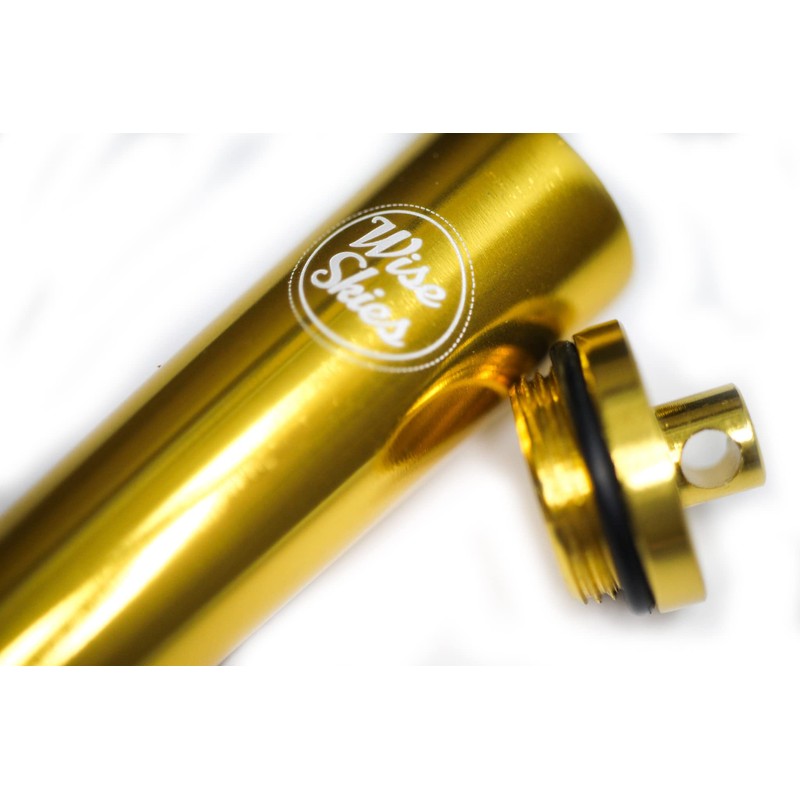 Wise Skies Metal Joint Holder Doob Tube Pink Key Ring