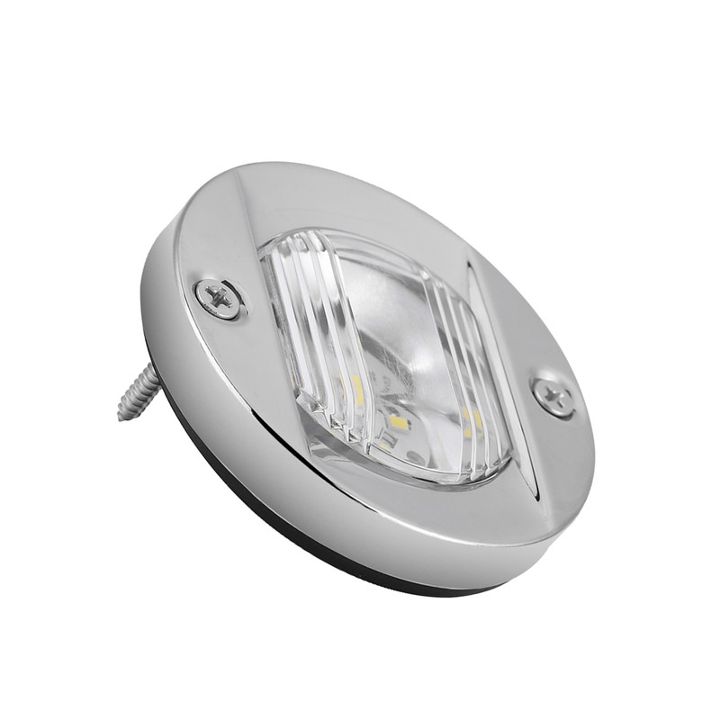 12V Marine Boat Transom White LED Stainless Steel Waterproof Anchor