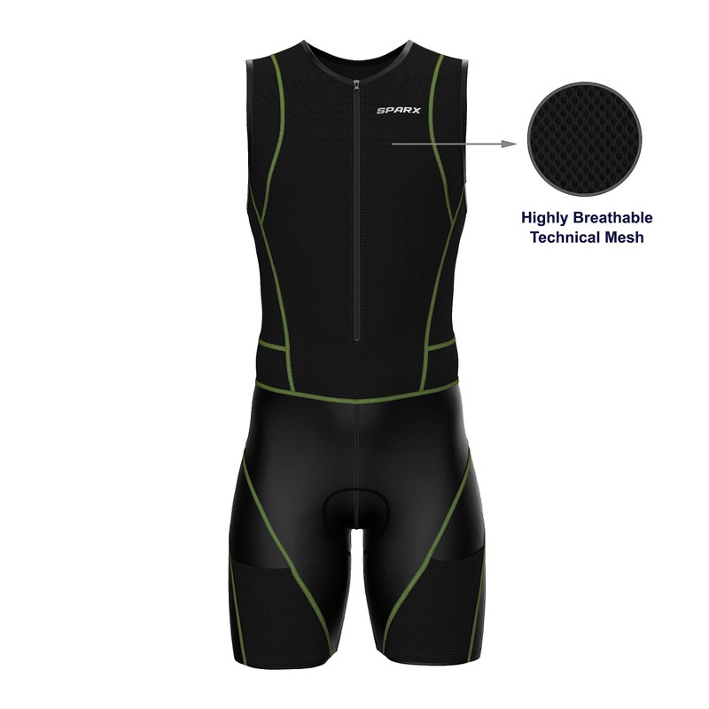 Sparx Men Competitor Triathlon Suit Mens Trisuits | Italian Technical