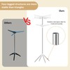SUYU Clothes Drying Rack,Folding Clothes Drying Tree, 2 Layer with
