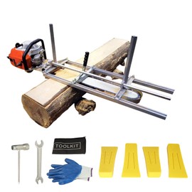 Portable Chainsaw Mill 36 Inchs Rail Mill Guide System