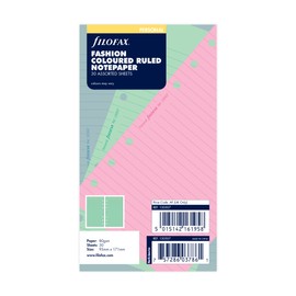Filofax Personal Ruled Notepaper - Fashion Coloured