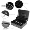 Cash Box with Lock Key and Money Tray - Large