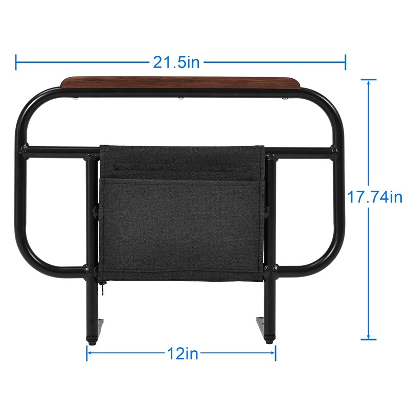Skuehod Bed Side Rails for Adjustable Bed Base for Elderly