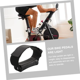 KOMBIUDA Versatile Bike Pedals Exercise Bike Pedals for Indoor Use Home Fitness Lightweight Easy to Install