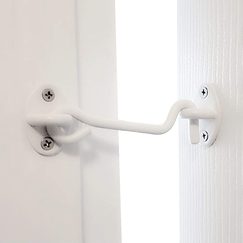 2Pcs 3 inch Barn Door Lock, Cabin Hook Eye Latch