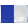 Oxford - Folder 40 Pockets, Opaque Plastic Cover, Navy Blue