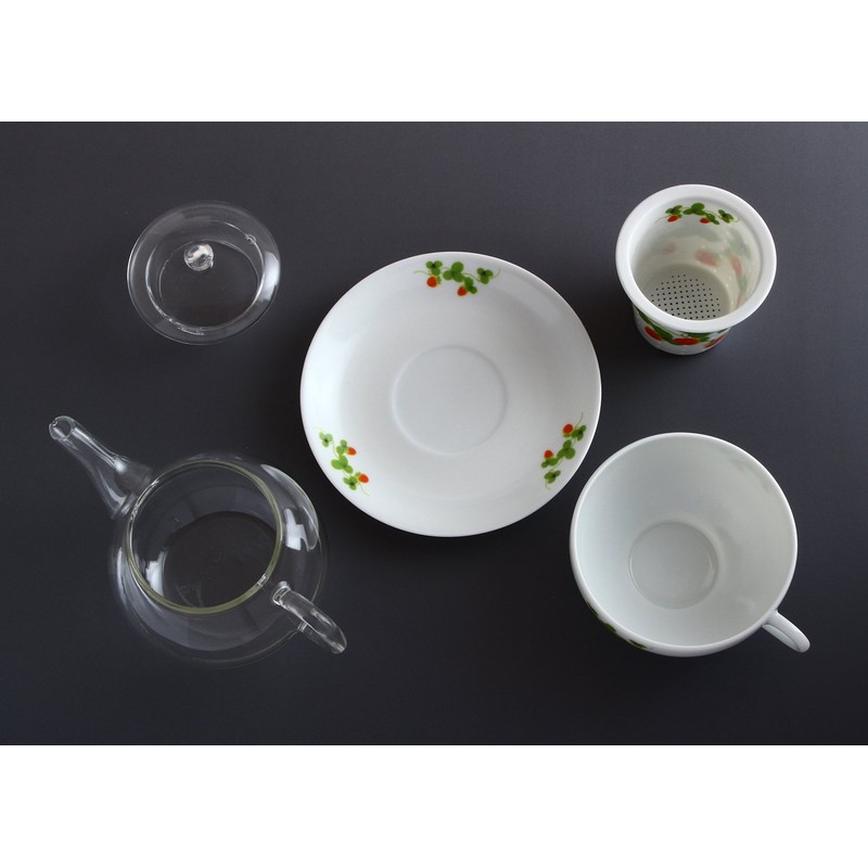 有田焼 serandogurasu texi-fo-wan Strawberry TFO – 003