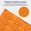 Avery Printable Oval Labels with Sure Feed Technology, 1-1/8" x