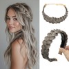 CJL HAIR 2PCs Braided Headbands Hair Piece for Women Synthetic