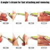 TOKUTSURI Quick Change Clips Speed Clips Fishing Swivels Snaps Crankbait