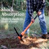 VNIMTI Pick Axe for Digging, Heavy Duty Pickaxe with Shock