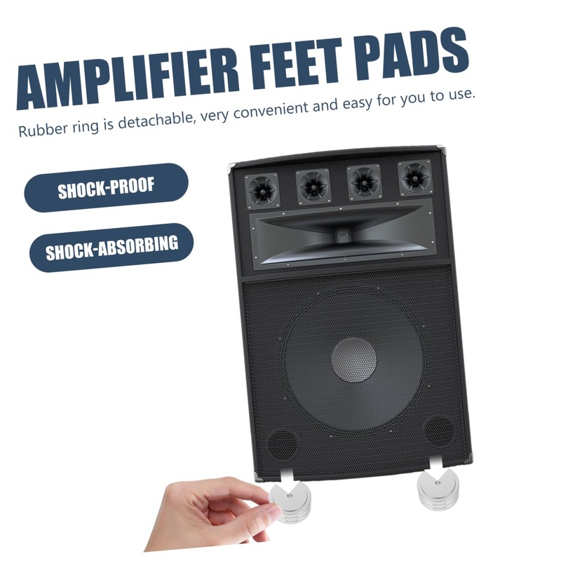 LABRIMP 2pcs Vibration Pads for Amplifiers and Speakers High Density