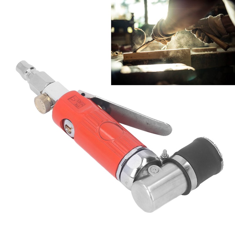 Air Angle Grinder 1/4 Inlet 8500RPM Alloy Steel Pneumatic Sander