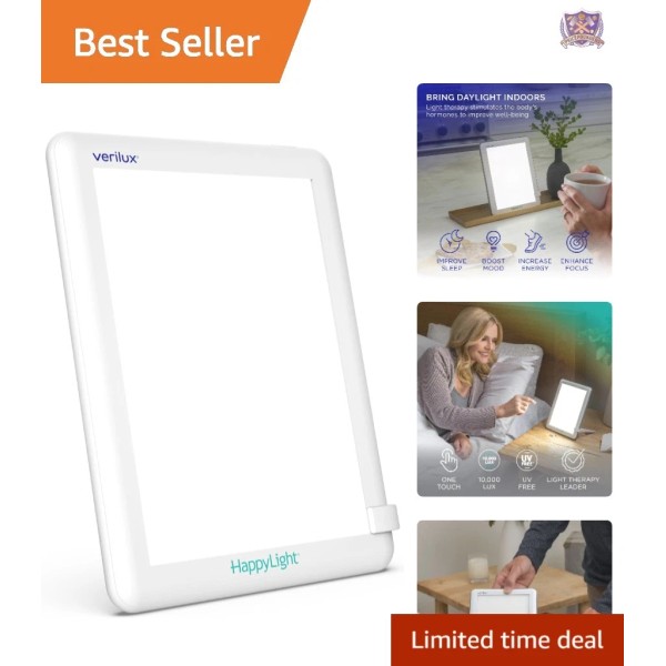 Unbranded Light Therapy Lamp LED Sunlight Mood Sleep Boost UV-Free