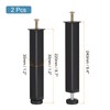 sourcing map 2pcs Adjustable Height Bed Frame Support Legs Replacement