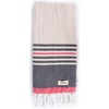 Bersuse 100% Cotton - Nova Turkish Towel - Black-Beige