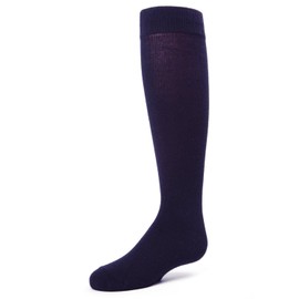 MeMoi - Calcetines para la escuela en la rodilla con calcetines altos para niñas, Navy Sp 1019, 7-8