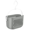 Gatuida Plastic Storage Basket with Hook, Hanging Shower Kitchen Organizer,