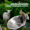Abustle pig Metal Sheep Automatic Water Drinking Bowl, Thickened Steel