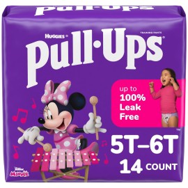 Pull-Ups Pull Ups Girls Potty Training Pants 5T 6T Leak Free Comfortable Underwear
