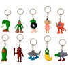 AWAVM Set of 10 Keychains, Tung Tung Sahur Toy -