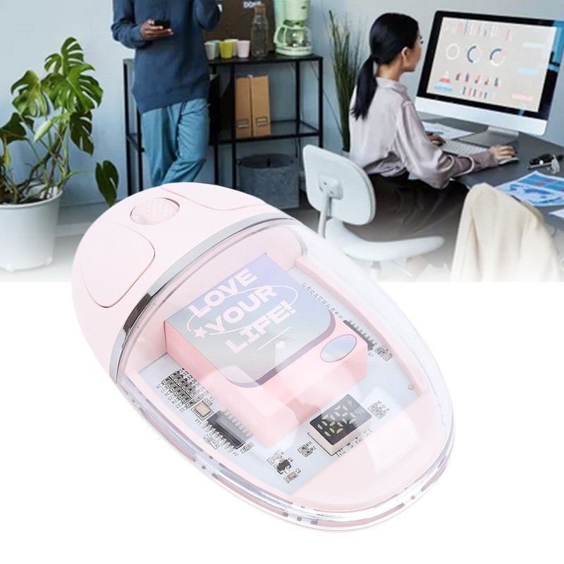 Bluetooth Wireless Mouse Dual Mode 2.4G Transparent PC Ergonomic Office