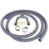 Qualtex Drain Hose Extension for Washing Machines, 2.5 m
