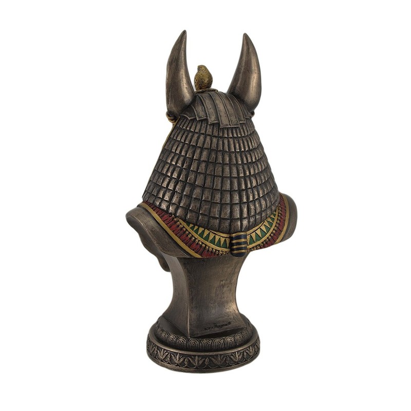Veronese Design Ancient Egyptian Jackal God Anubis Bronze Finished Bust