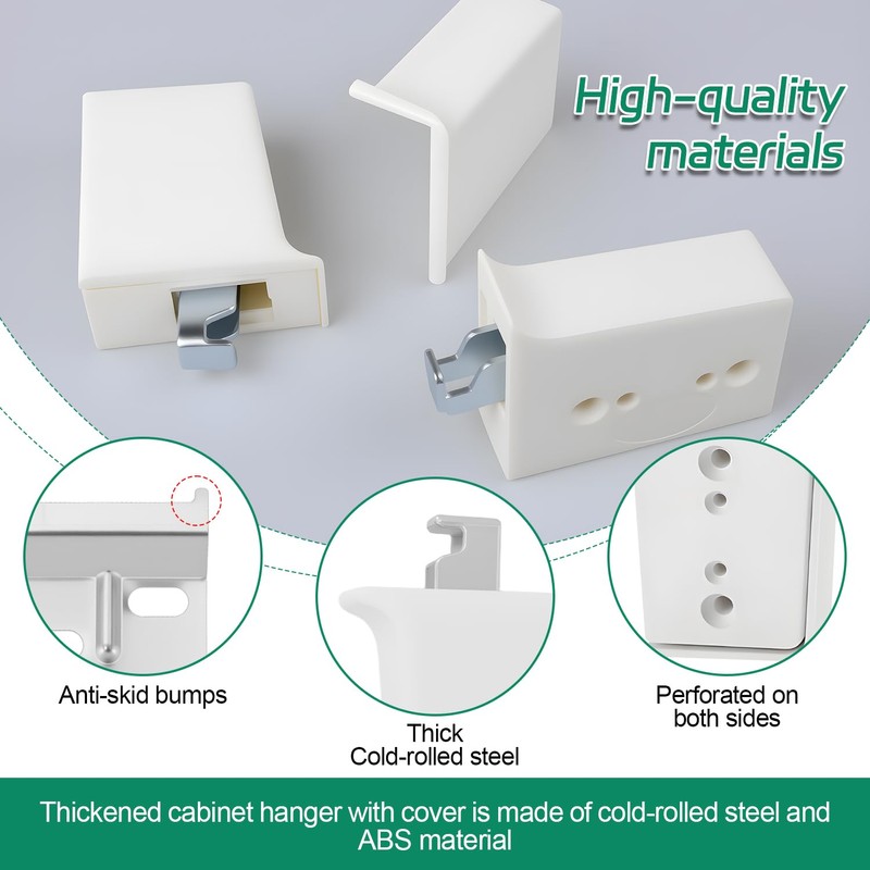 6 Piece Cabinet Hanger Set Wall Cabinet Holder Adjustable Hanging