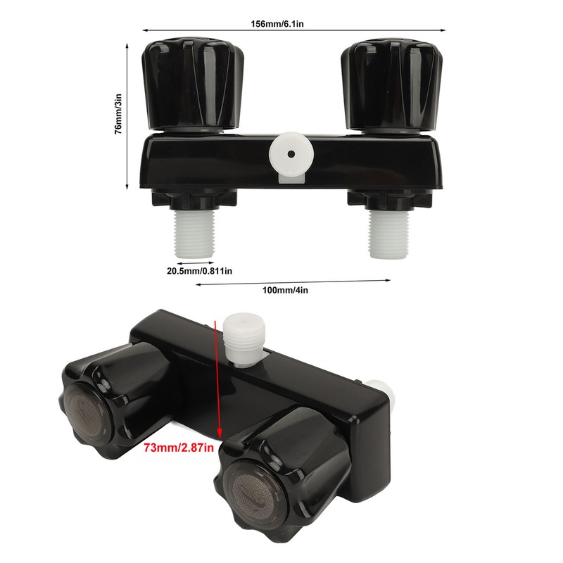 RV Shower Valve Diverter Easy to Install Shower Faucet with