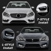 AUTOXBERT 2x Daytime Running Light LED White Light L-Shape Strip