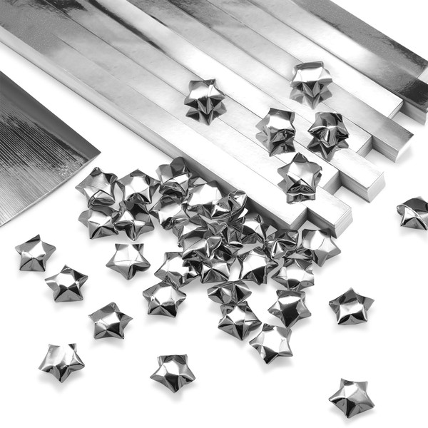 Kigeli 1000 Sheets Paper Strips Foil Star Glitter Origami Stars