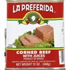 La Preferida Corned Beef with Juices, Ready to Eat, 13g