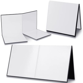 4 Pcs Folding Blank Game Board, Make Your Own Game Board, Quad Fold Dry Erase Blank Game Board for School Classroom DIY Game Activities, 18 x 18 Inches