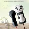 PU Leather Golf Wood Head Covers Waterproof Cartoon Thicken Plush
