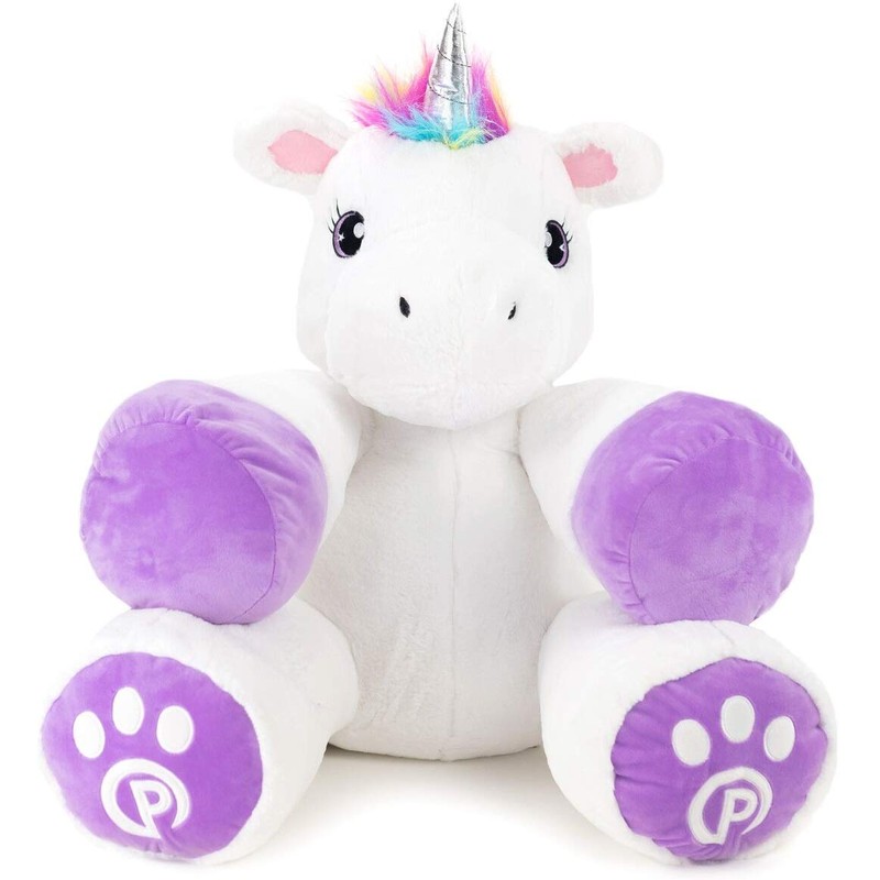 Plushible Poppy The Unicorn Stuffed Animal, 44" Plush Unicorn Toy