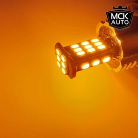 MCK Auto – PY21W BAU15s 581 LED Canbus Bulbs Indicators Amber Orange Very Bright and Without Errors Compatible with A1 A3 8P1 F10 F20 F30 - GB5R1 – 2 Bulbs - Transform Your Ride