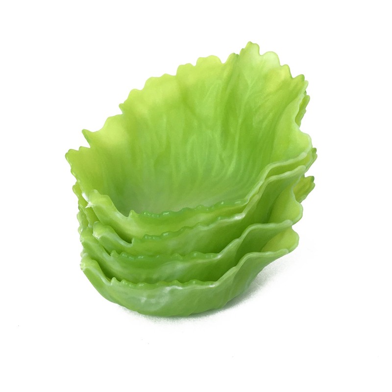 Shinkatec Antibacterial Lunch Cup Veggie Cup S Lettuce, 4 Pieces,
