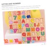 Kisangel 2 Sets Alphabet and Number Learning Puzzle Set of