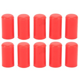 10 Pcs 10mm Automotive Vacuum Hose Cap Silicone Waterproof Ozone Resistant Flexible Intake Vacuum Hose End Plug Red