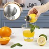 KAYCROWN 18/8 Stainless Steel Manual Lemon Juicer Squeezer, Easy Squeeze