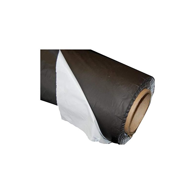 Grower's Solution White on Black Plastic Mulch 1.0 mil Embossed