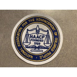 CUSTOM MADE Embroidered NAACP Patch