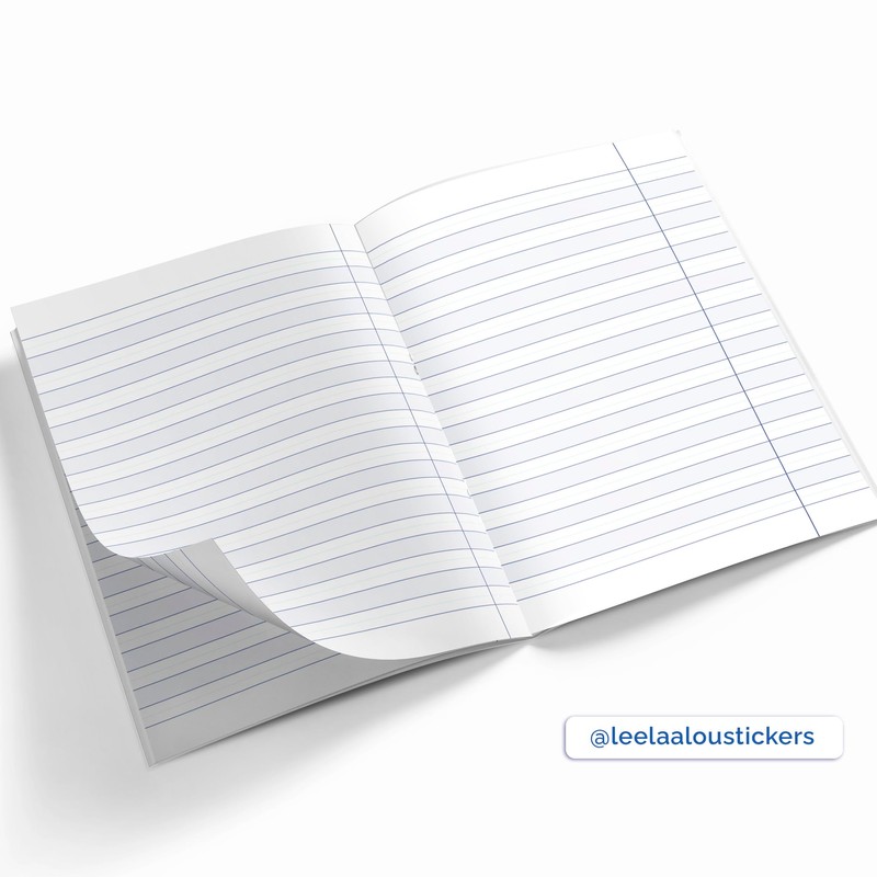 Lee Laa Lou Machberet Ivrit, Hebrew Notebook, multi-pack, multicolor 40