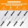 3/16" Long Grip Tri-Grip Kayak Rivets Tri-Fold Tri Bulb Mounting